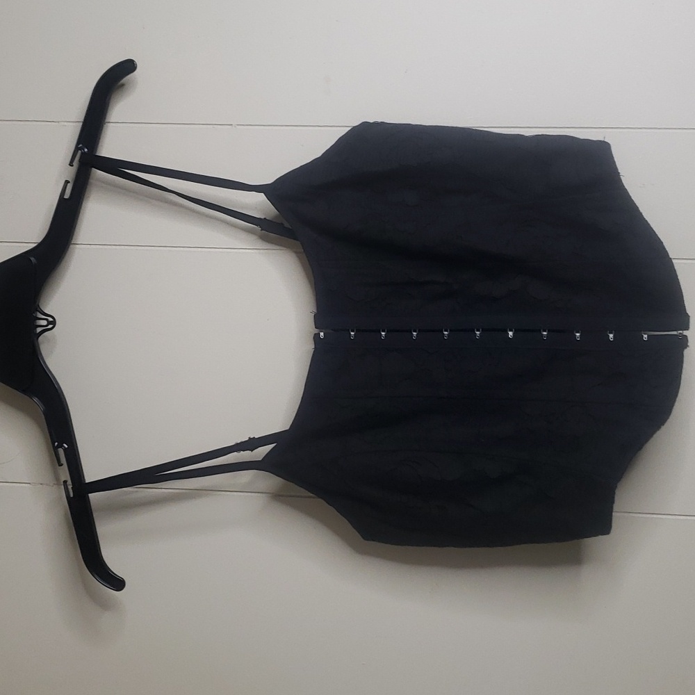 Women's Lace Black Corset Top Wild Fable Small - Picture 2 of 6